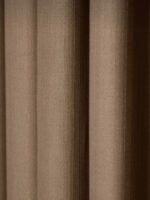 Açık Kahverengi Keten Dokulu Fon Perde - Görsel 3