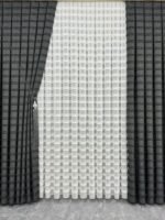 Pufdy Ponpon Desenli Keten Premium Dokulu Tül Perde Ağır Gramajlı Ütü İstemez