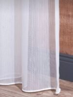 Simli Bambu Ağır Gramajlı Ütü İstemez Tül Perde | Yoğun Dokulu Premium Bambu - Görsel 7