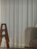 Ütü İstemez Düz Çizgili Ketenon Desen Tül Perde Her Odaya Uygun