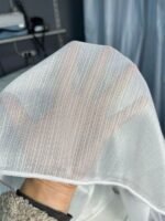 Ütü İstemez Düz Çizgili Ketenon Desen Tül Perde Her Odaya Uygun - Görsel 4