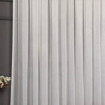 Ütü İstemeyen Örme Balık Sırtı Desen Tül Perde