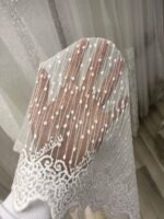 Ütü İstemeyen 8020 Brode Damla Desen Tül Perde - Görsel 5