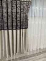 Pano Fon Perde Acı Kahve Bej - Görsel 4