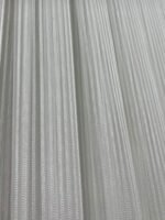 Ütü İstemeyen Düz Çizgili Desen Ağır Gramajlı Her Odaya Uygun Tül Perde