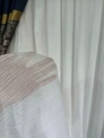 Ütü İstemeyen Gofre Desen Yumuşak Dokulu Her Odaya Uygun Düz Tül Perde - Görsel 2