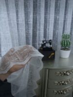 Ütü İstemez Şantuk Fantazi Desen Tül Perde - Görsel 3