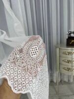 Pragline Etek Güpürlü Bambu Modern Tül Perde|Ütü İstemez Her Odaya Uygun - Görsel 2