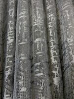 Ütü İstemez Şantuk Fantezi Desen Gri Tül Perde