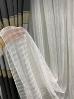 Samuray Gümüş Pırlanta Tül Perde Ağır Gramajlı Her Odaya Uygun Ütü İstemeyen - Görsel 6