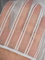 Çift Şerili Makarna Burgulu Tül Perde Ağır Gramajlı Ütü İstemez - Görsel 3