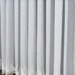 Keten Zemin Geniş Etek Lüks Güpürlü Tül Perde Kırışmaz Ütü İstemez