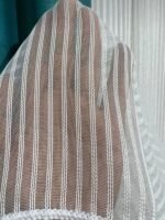 Ütü İstemeyen Düz Çizgili Desen Ağır Gramajlı Her Odaya Uygun Tül Perde - Görsel 4