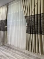 Pano Fon Perde Acı Kahve Bej - Görsel 2