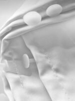 Beyaz Saten Güneşlik - Görsel 2